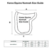 Load image into Gallery viewer, Karoo AirFlow2 Numnah Saddle Pad - BROWN