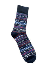 Load image into Gallery viewer, Nordic Winter Boot Socks- Nordic Night Sky