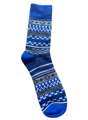 Nordic Winter Boot Socks- Frosty Fjord