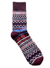 Load image into Gallery viewer, Nordic Winter Boot Socks- Nordic Ember