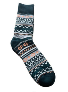 Nordic Winter Boot Socks- Nordic Spruce